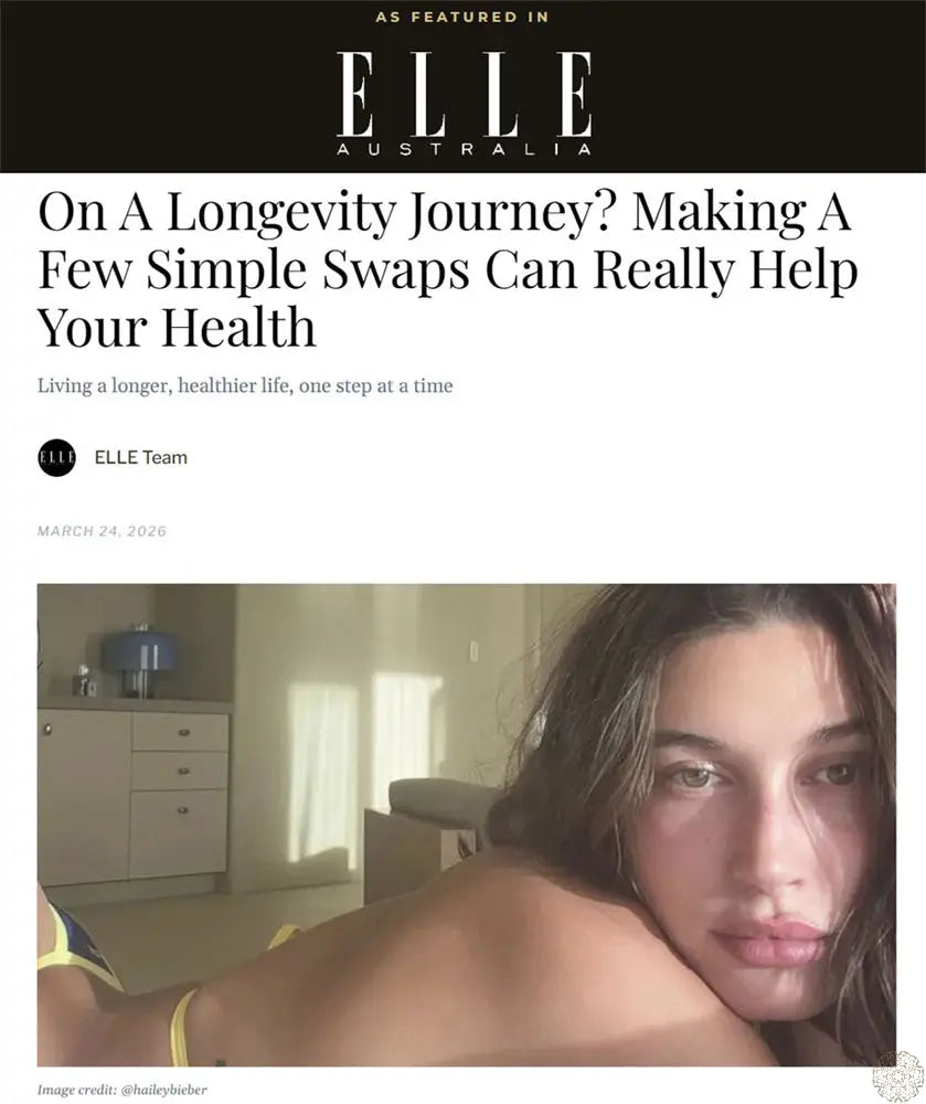 Fountain of Youth Lifestyle, Featured in ELLE Australia Fountain of Youth Lifestyle - Australia