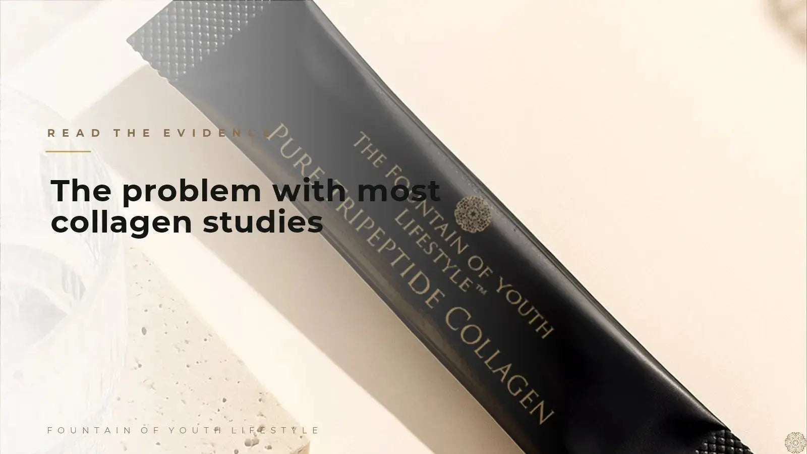 Fountain of Youth pure tripeptide collagen sachet - the characterised material, Fountain of Youth Lifestyle