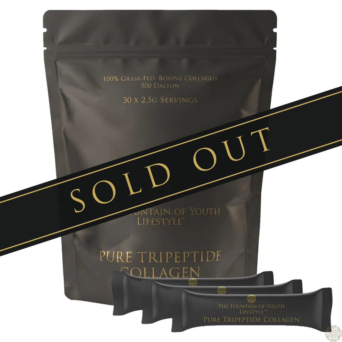 Pure Bovine Tripeptide Collagen: 30 Sachets, sold out - The Fountain of Youth Lifestyle