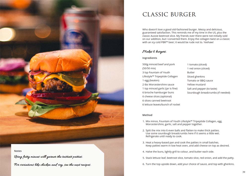 The Fountain of Youth Lifestyle Collagen Cookbook - Digital Download Version