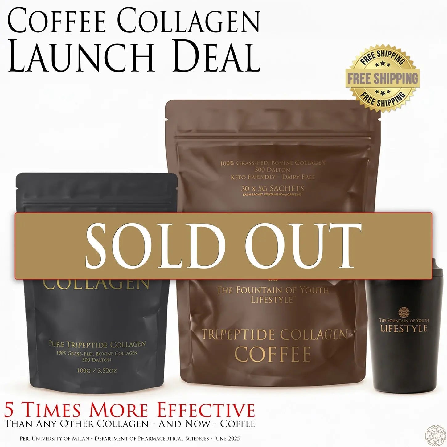 Coffee Collagen - Launch Deal - LIMITED STOCK Fountain of Youth Lifestyle - Australia