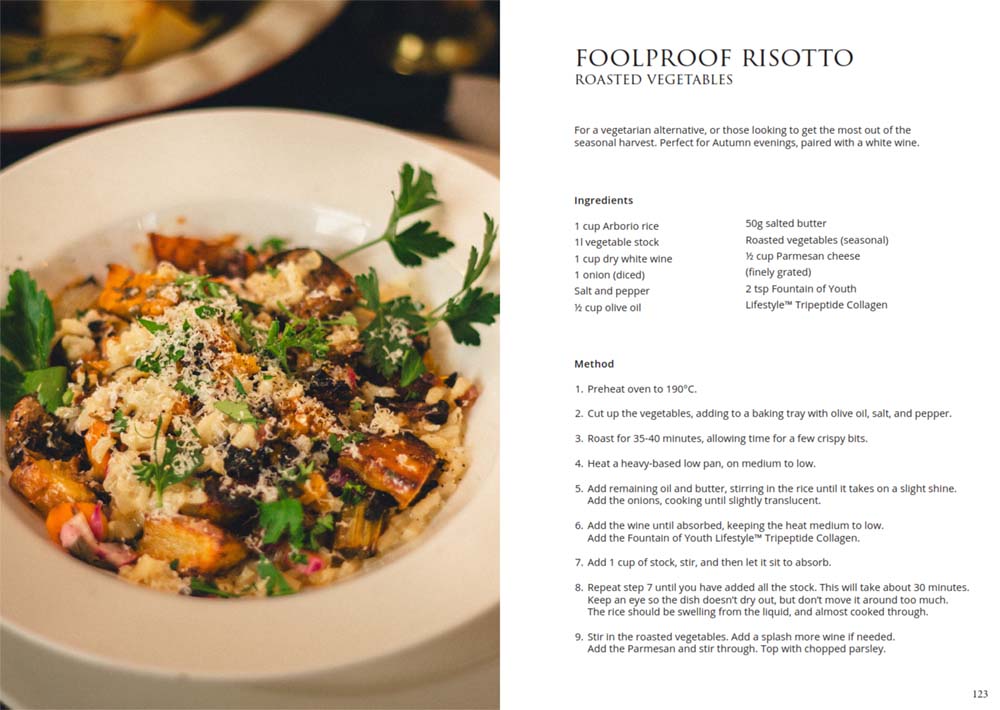 The Fountain of Youth Lifestyle Collagen Cookbook - Digital Download Version