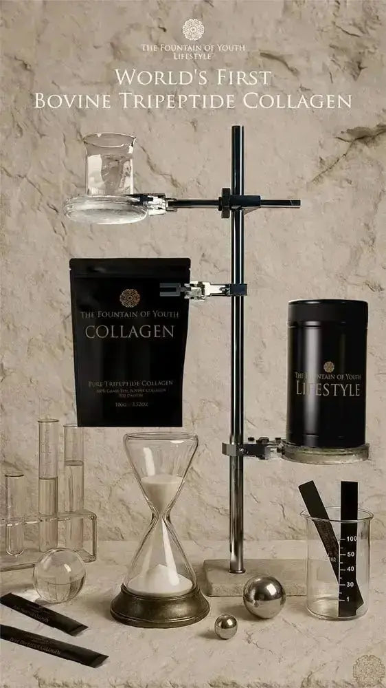 Fountain of Youth Lifestyle - Australia - Exclusive Pure Bovine Tripeptide Collagen - 200g Super - Saver Bag