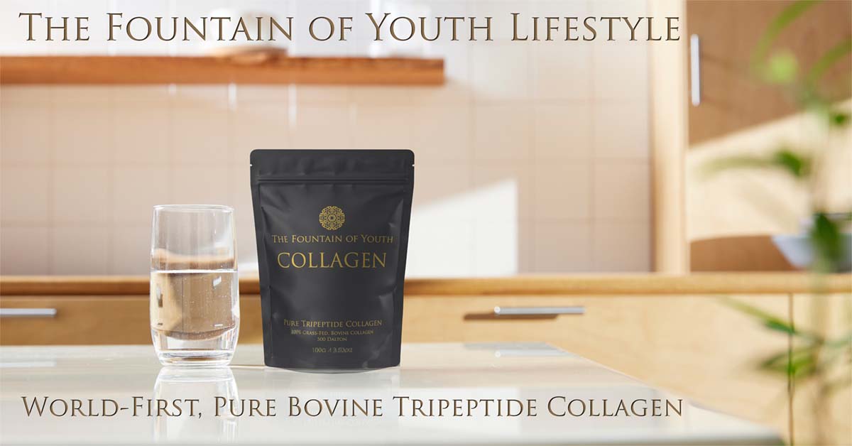 The Fountain of Youth Lifestyle Tripeptide Collagen - Australia and US