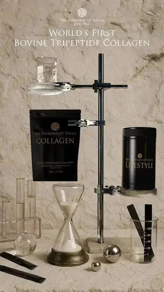 Fountain of Youth Lifestyle - Australia - Exclusive Pure Bovine Tripeptide Collagen - 200g Super - Saver Bag