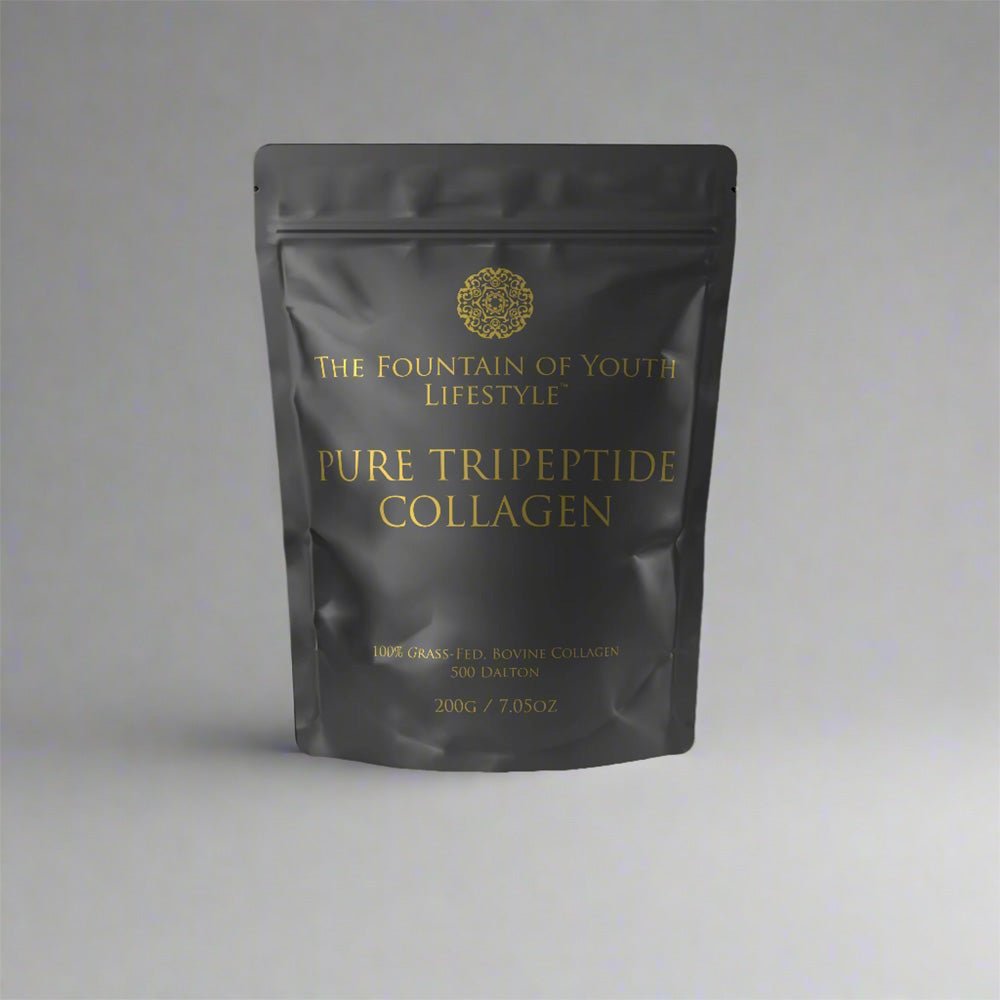 Fountain of Youth Lifestyle - Australia - Exclusive Pure Bovine Tripeptide Collagen - 200g Super - Saver Bag