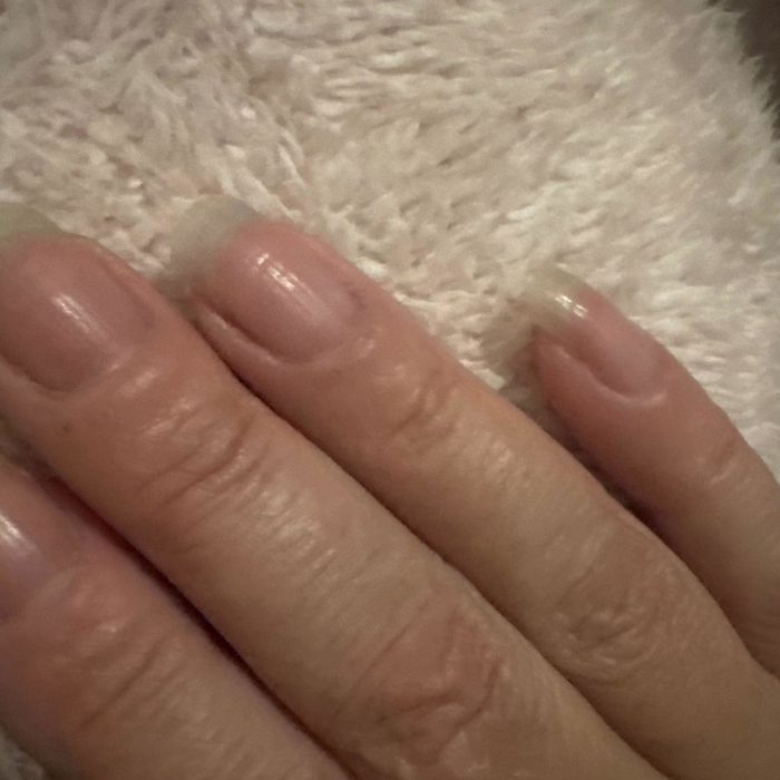 Customer photo from Alex showing her fingernails, Body Candy