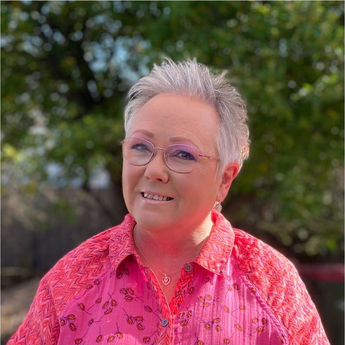 Customer portrait outdoors